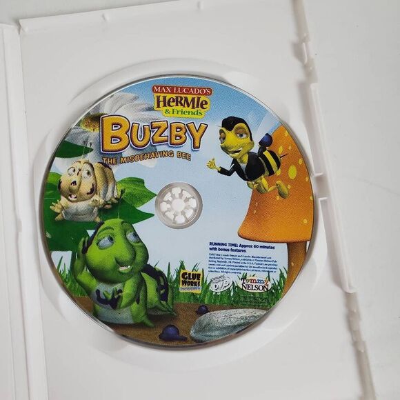 Hermie & Friends: Buzby the Misbehaving Bee (DVD) Max Lucado Kids - Picture 2 of 3